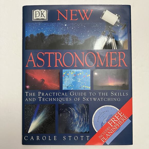 New Astronomer Practical Guide By Carole Stott Hardcover Vintage 1999 - Picture 1 of 13